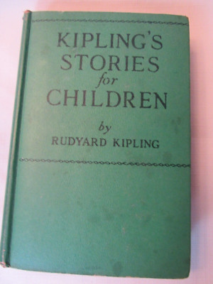 VINTAGE HC COPY OF KIPLING'S STORIES FOR CHILDREN - 1940'S - NICE CONDITION