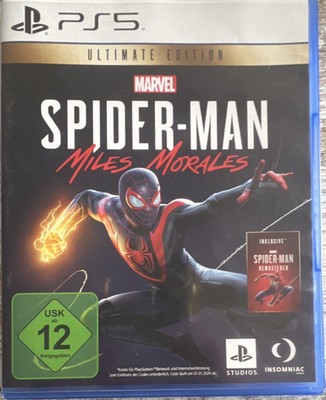 PS5 Spider-Man Miles Morales Ultimate Edition, jedoch ohne Download Code 