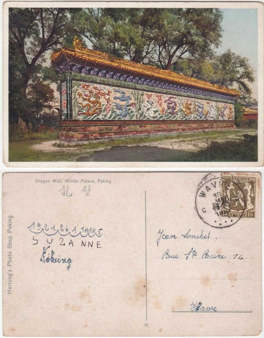 CHINA - CHINA - BEIJING - BEIJING - DRAGON WALL - WINTER PALACE - TRAVEL -24956-