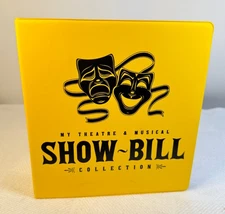 New Yellow Binder for Show-Bill Booklets 8 1/2" Wide 9" Tall 3 3/4" Deep