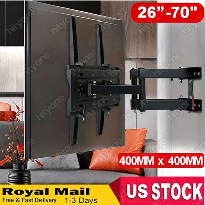 NEW TV Wall Bracket Mount Tilt Swivel Samsung LG Toshiba 26 32 40 43 50 55 65''