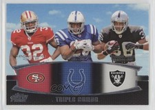 2011 Topps Prime Triple Combo Delone Carter Taiwan Jones Kendall Hunter 1u6