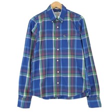 Abercrombie & Fitch Camicia Uomo Scozzese Cotone Maniche Lunghe M