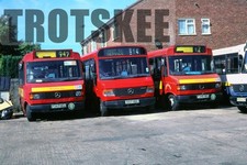 35mm Slide Crystals Mercedes Benz Vario O814D Plaxton S107HGX Dartford 2003 Orig