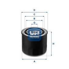 UFI Ölfilter Oelfilter Oil Filter 23.259.00