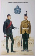 Kings Own Scottish Borderers Postcard The British Army Series Regiment 🇬🇧