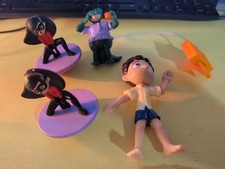 Lot of 4 Disney Pixar McDonald s Happy Meal Toys Dash Incredibles Elastigirl...