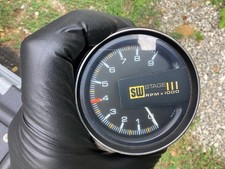 Vintage Stewart Warner Stage Iii Tachometer 9k Rpm 3-38 Electronic Sw Iii Vintage Stewart Warner Stage Iii Tachometer 9k Rpm 3-38 Electronic Sw Iii
