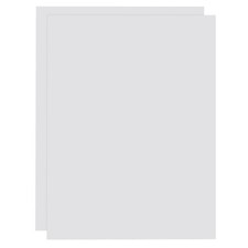 2 Pack ABS Plastic Sheet, 0.02" Thick 12"x16" Flexible Hard Plastic Sheet, White