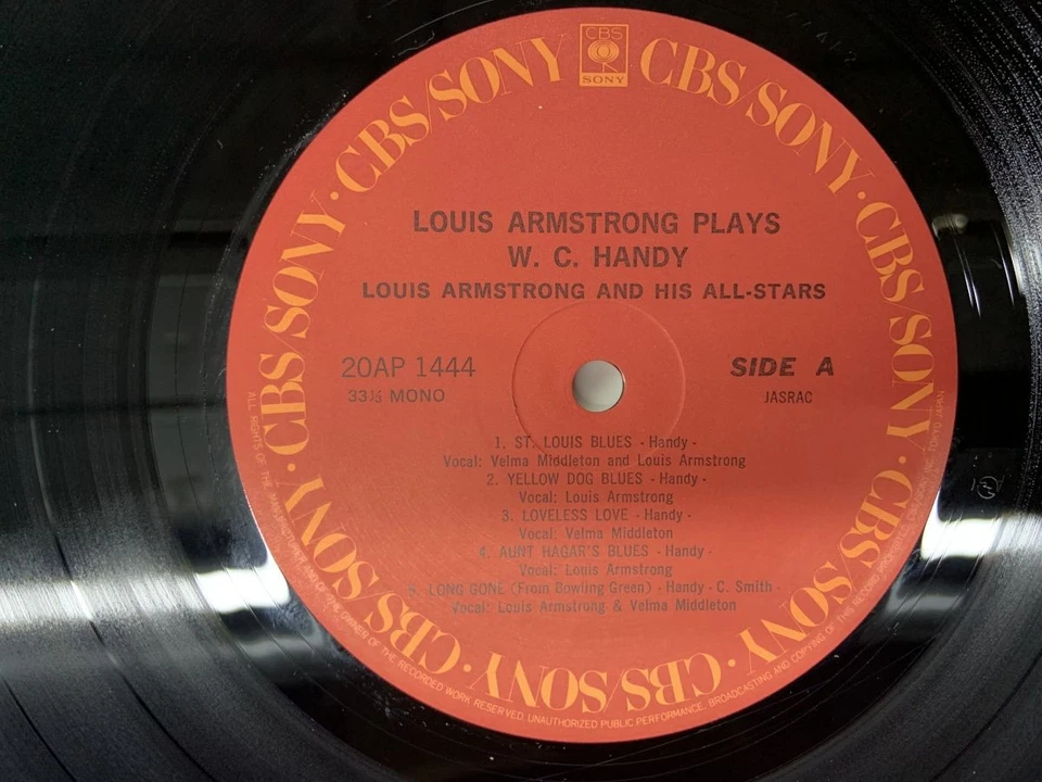Louis Armstrong Plays W.C. Handy Japan LP OBI [56141ER] - Image 2 of 2