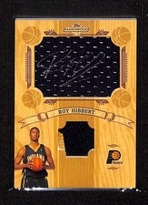 2008-09 Topps Hardwood Fabric Signature Patches #HFSP-RH Roy Hibbert MEM,25/50