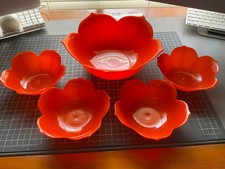 Retro 1960s Hard Plastic Salad Set