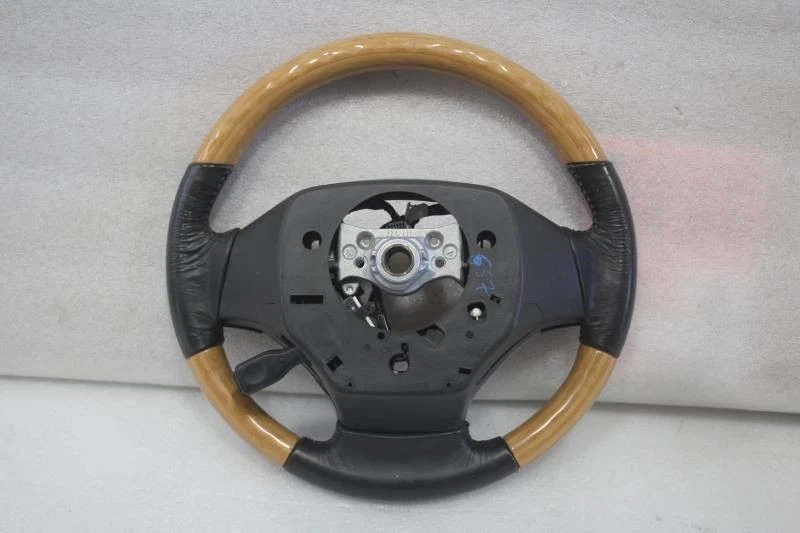 Volante Lexus RX450H RX350 2013 2014 2015 negro y bambú Foto 2 de 4