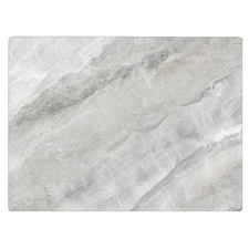 Gray Marble Kitchen Glass Cutting Board Ocean Decorative Gift Marbled Granite...