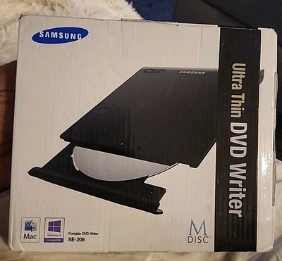 SAMSUNG SE-208 Ultra Thin Portable USB DVD Writer SE-208GB/RSBD