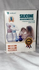 Silicone Breast Pump Amplin Model NX2A Blue plus Stopper