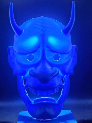  Japaneese Mask 3d Printed