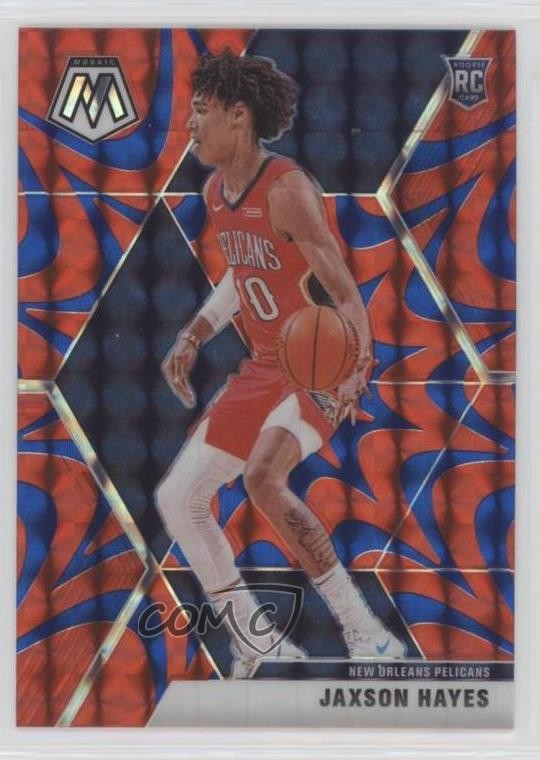 2019-20 Panini Mosaic Rookies Reactive Blue Prizm Jaxson Hayes #221 mp7