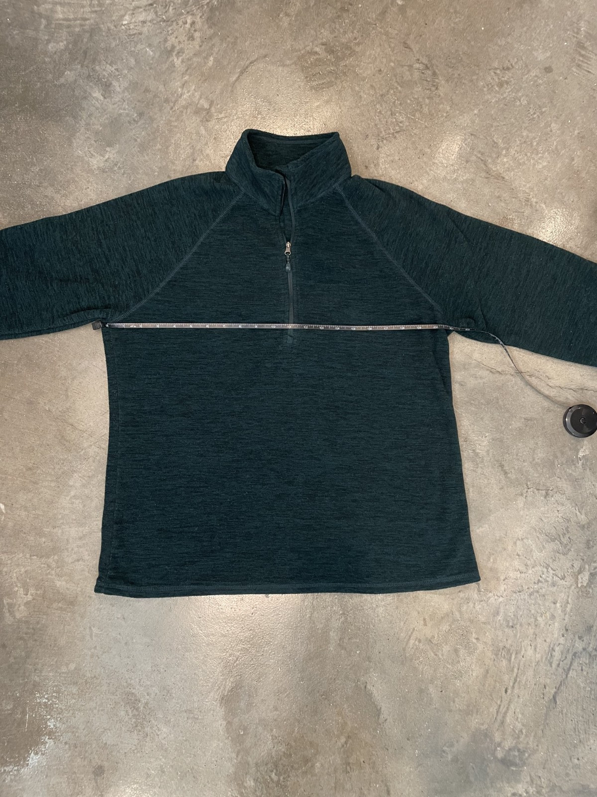 Eddie Bauer Fleece 1/4 Zip Pullover Women L Blue Green Hiking Outdoor Casual thumbnail 7