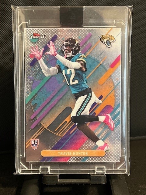 2025 Topps Finest Travis Hunter RC RARE SP No. 214 - Jags