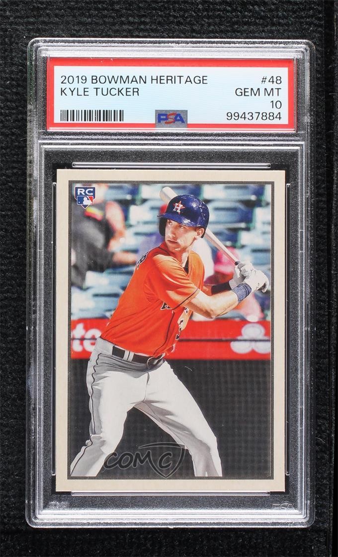 2019 Bowman Heritage Veterans/Rookies Kyle Tucker #53VR-48 PSA 10 GEM MT g6p