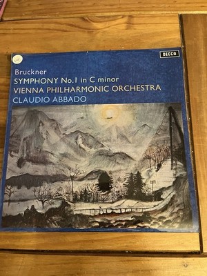 Bruckner Symphony No.1 In C minor  - Claudio Abbado - vinyl LP  record - DECCA