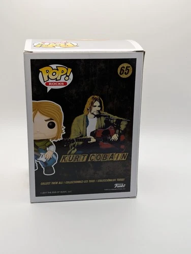 Kurt Cobain Funko Pop! Rocks: #65 Blue Guitar. FAST SHIPPING
