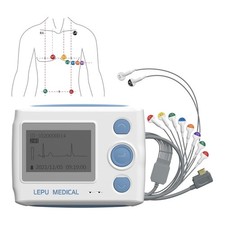 HOLTER ECG MONITOR 12-LEAD 24H HEART MONITOR AI ANALYSIS PDF MAC WINDOWS