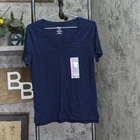 Member's Mark Womens Essential V-Neck T-Shirt Tee DLT4876S S-2XL