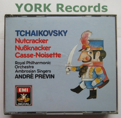 TCHAIKOVSKY - The Nutcracker PREVIN Royal Philharmonic Orch - Ex 2 CD Set EMI