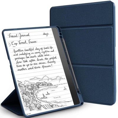 Stand Case for Kindle Scribe(2024/2022 Release),Premium PU Leather Trifold Co...