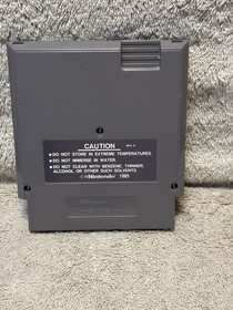 1989 Nintendo Game Cartridge Bad Street Brawler NES BV Official Seal Mattel