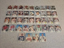 1961 Fleer Football Single Cards Your Choice 
