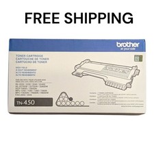 Brother TN450 High Yield Toner Cartridge OEM Printer Fax New Sealed Box