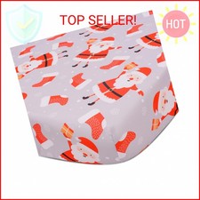 Christmas Crib Sheet, Fitted Crib Sheet with Santa Claus, Christmas Stocking, Sn