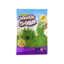Kinetic Sand Spin Master Green   Non-Drying, Fun Sensory Play for Kids