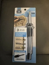 NEW Crafter's Closet Wood Burning Tool Includes 3 Tool Tips & Metal Stand