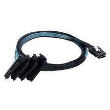 1m Internal Mini SAS SFF-8087 36 Pin to 4X SAS 29Pin SFF-8482 Hard Disk Cable