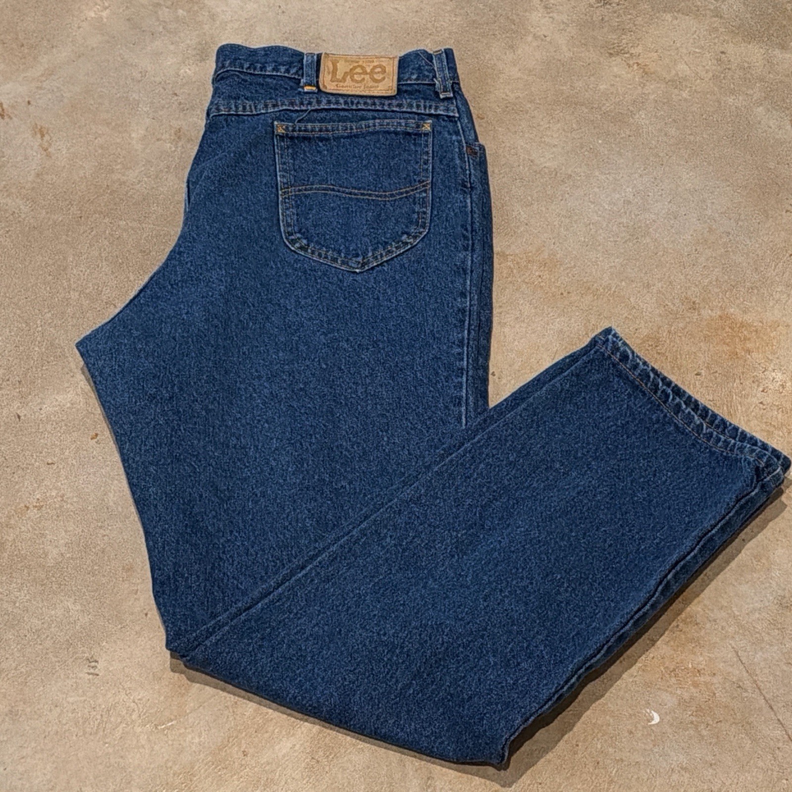90s Usa Made Classic Straight Leg Blue Jeans Retro Fit
