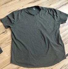 True Classic Men's Classic Crew Neck Short Sleeve Tee Shirt Green - XL
