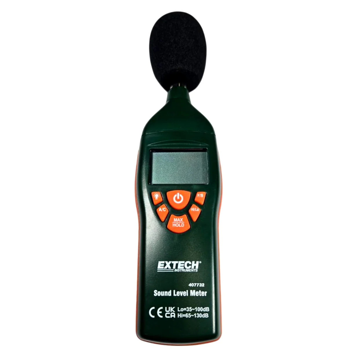 Extech 407732 35-130dB A/C Weighting Type 2 Sound Level Meter