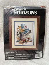 MONARCH HORIZONS THE WATERING CAN JANLYNN COUNTED CROSS STITCH KIT