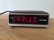 Vintage REAL TIME Alarm Clock 1022 LED Wecker...