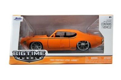 Jada 1:24 Bigtime Muscle 1969 Pontiac GTO Judge Diecast Model Car