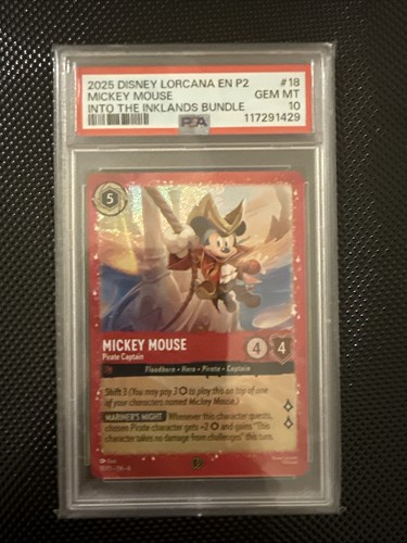 Mickey Mouse - Pirate Captain graded PSA 10 for sale on eBay