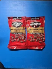 Jack Link's Beef Tender Bites Original 2 Bags  10oz Each Total 20 Big Oz.