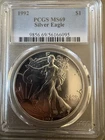 1992 $1 American Silver Eagle MS69 PCGS