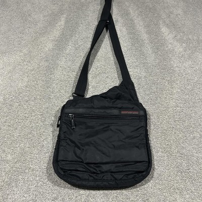 Hedgren Crossbody Bag Mens Small Black Nylon Microfibre Urban Travel Shoulder
