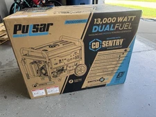 Brand New Pulsar 13,000/10,000 Watt Dual Fuel Generator W/Electric Start !