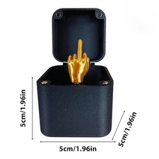 Middle Finger in A Box Funny Surprise Box Pop Up Novelty Fun Festival
